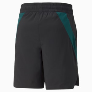 PUMA Fit Woven 7" Men's Training Shorts, Puma Black-Varsity Green